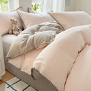 DecorBites™ Cotton Edge Embroidery Bedding Set for Autumn/Winter