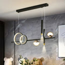 DecorBites™ LED Pendant Lights: Modern Minimalist Chandelier with Remote Control, Ideal for Kitchen, Dining, Office