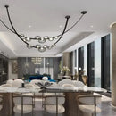 DecorBites™ Leather LED Pendant Lamp: Modern Lighting for Living Room, Hall, and Villa