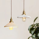 DecorBites™ Japanese Ceramic Brass Bedside Chandelier for Bedroom Bay Window Bar Lighting