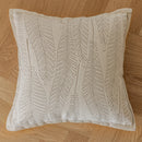 DecorBites™ French Cream Jacquard Pillow Covers 45*45 for Home Decor