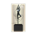 Abstract Figure Luminous Canvas Painting Wall Lamps by DecorBites™