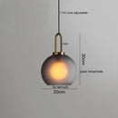 DecorBites™ Glass Ball LED Pendant Light - Modern Hanging Lights for Home, Restaurant, Cafe