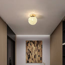 DecorBites™ Gold Metal Crystal Pendant Light for Bedroom Dining Room Aisle Corridor