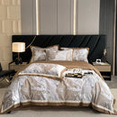 DecorBites™ Egyptian Cotton Flower Bedding Set, Luxury 1000TC Duvet Cover, Sheets, Pillowcases