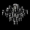 DecorBites™ Deluxe Crystal Star Lamp: Designer LED Lighting for Modern Living Room & Villa