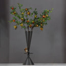DecorBites™ Geometric Bronze Vase for Home Decor