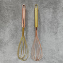 DecorBites™ Gold Steel Egg Beater Whisk Mixer Baking Set Home Kitchen Accessories