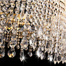 DecorBites™ Crystal Water Curtain Pendant Chandelier - Luxury LED Lighting for Home, Hotel, and More