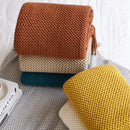 DecorBites™ Cozy Nordic Knit Sofa Blanket with Tassels & Fleece Throw