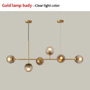 DecorBites™ Glass Ball LED Pendant Light Modern Chandelier for Living Room Decor