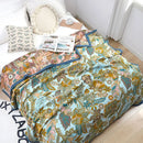 DecorBites™ Japanese Cotton Gauze Summer Blanket - Luxury Soft Quilt and Sofa Towel for Adults