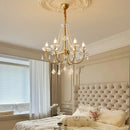Luxury gold decorbites crystal led chandelier living room pendant light