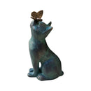 Cat Resin Figurine Bronze Lawn Porch Yard Home Garden Outdoor Sculpture Statue Decoration Home Office Ornament
