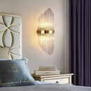 DecorBites™ Glass Rod Crystal Wall Sconce: Modern Luxury Bedroom Living Room Light