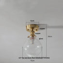 DecorBites™ Green Flower Glass LED Ceiling Light Fixture - Nordic Modern Design