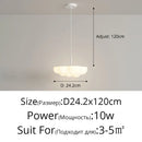 DecorBites™ Cloud White Floating Pendant Chandelier for Dining Room, Kitchen Island, Indoor Lighting