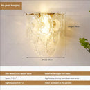 DecorBites™ Luxe Crystal Glass Wall Lamp for Aisle, Living Room, Bedroom & Corridor Lighting