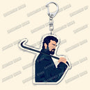 Hot The Boys TV Show Keychains Homelander Billy Butcher Starlight Key Chain Ring for Bag Hero Pendant Keyring Jewelry Fans Gifts