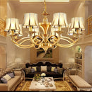 DecorBites™ Copper Villa Chandelier Retro Staircase Lighting Home Decor