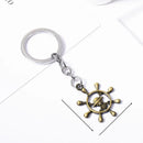 One Piece Keychain Luffy Ace Straw Hat Skull Logo Wanted Order Sanji Nami Robin Bag Keychain Character Toy Fan Gift