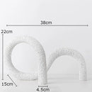 DecorBites™ Abstract Twisted Knot Sculpture for Room Aesthetics Decor