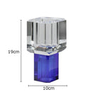 DecorBites™ Crystal Clear Glass Vase for Potted Plants and Floral Arrangements