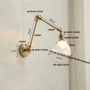 DecorBites™ Ceramic Copper LED Wall Lights with Pull Chain Switch - Nordic Modern Bedside Lamp