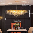 DecorBites™ Crystal Water Drop Chandelier – Luxury Ceiling Light for Hotels, Restaurants, Villas