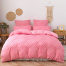 DecorBites™ Geometric Cut Flowers Duvet Cover Set King Size High Quality Bedding