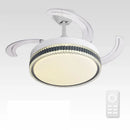 DecorBites™ LED Bladeless Ceiling Fan Chandelier for Modern Smart Home Decor