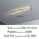 DecorBites™ Gold Starry Strip Flush Mount Ceiling Light Luxury Chandelier