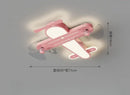 DecorBites™ Kids Room Airplane Ceiling Fan Light Fixture
