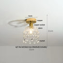 DecorBites™ Crystal Glass LED Ceiling Lamp Modern Luxury Interior Lighting Fixture