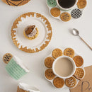 DecorBites™ Creative Biscuit Ceramic Tableware Set for Snacks, Desserts, and Coffee