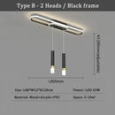 DecorBites™ LED Chandelier: Modern Ceiling Lighting for Living Dining Bedroom Kitchen Aisle