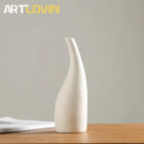 DecorBites™ Japanese Style Ceramic Vases for Modern Home Decor and Artificial Flowers