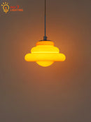 DecorBites™ Cream Glass Pendant Lights LED G9 for Girl's Room & Kitchen