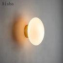 DecorBites™ Golden Glass Ball Wall Lamp Sconces for Modern Home Decoration