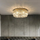 DecorBites™ Crystal LED Ceiling Light Chandelier for Bedroom, Modern Round Indoor Lighting