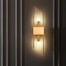 DecorBites™ Crystal Wall Lamp: Elegant LED Indoor Lighting for Living Room, Bedroom, Hotel, and TV Background