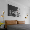 DecorBites™ Golden Round Glass Wall Sconce: Modern Nordic Lighting Fixture for Home Decor