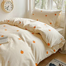 DecorBites™ Cotton Printed Student Bedding Set - All Seasons Queen Single Comforter Cover Set