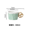 DecorBites™ Creative Biscuit Ceramic Tableware Set for Snacks, Desserts, and Coffee