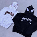 Zip Up Hoodies Women – Oversized Autumn Hooded Sweatshirt