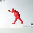 Abstract Resin Sculpture Modern Home Decor by DecorBites™