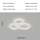 DecorBites™ Circular Lumines Panel Ceiling Light for Living Dining Room Decor