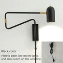 DecorBites™ Adjustable Long-Arm Wall Lamp with Switch, E27 Flex Reading Bedside Light