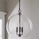 DecorBites™ Glass Ball LED Chandelier for Modern Restaurant & Bar Decor