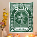 DecorBites™ Clover Psychedelic Gothic Wall Tapestry St. Patrick's Day Celtic Art